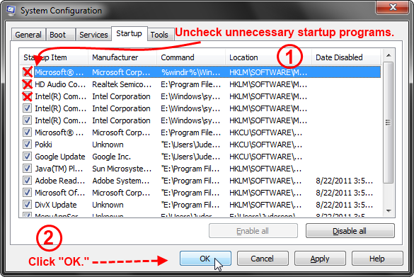 How To Stop Startup Programs On Windows Xp